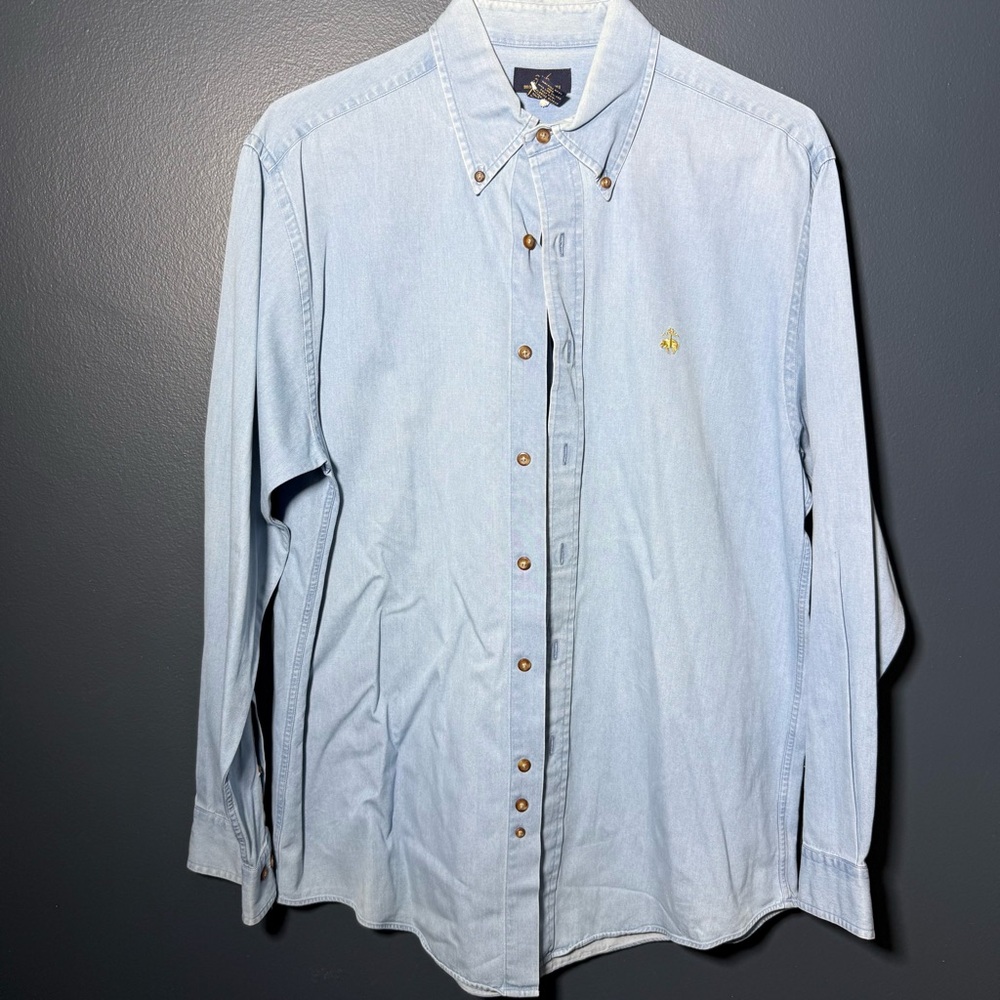 Brooks Brothers Light Blue Casual Button-Down Shirt